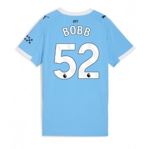 Manchester City Oscar Bobb #52 Hjemmebanetrøje Dame 2025-26 Kortærmet